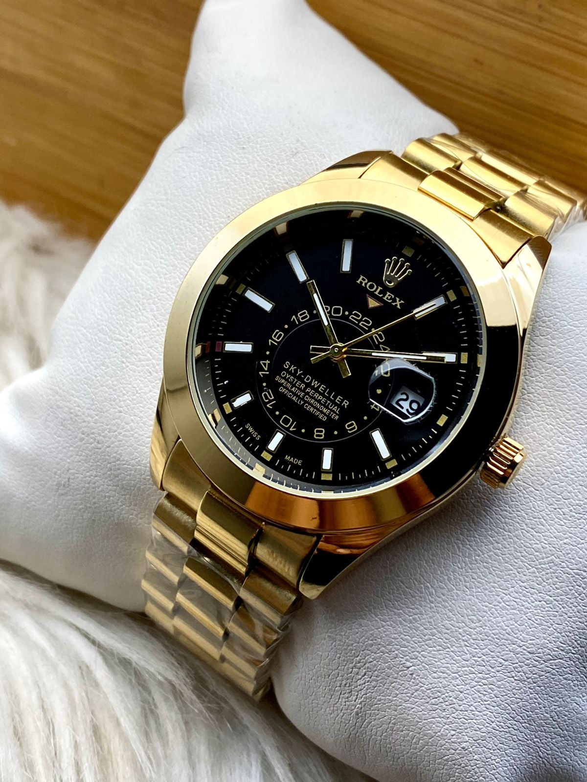 Rolex Sky Dweller Gold (Black Dial)