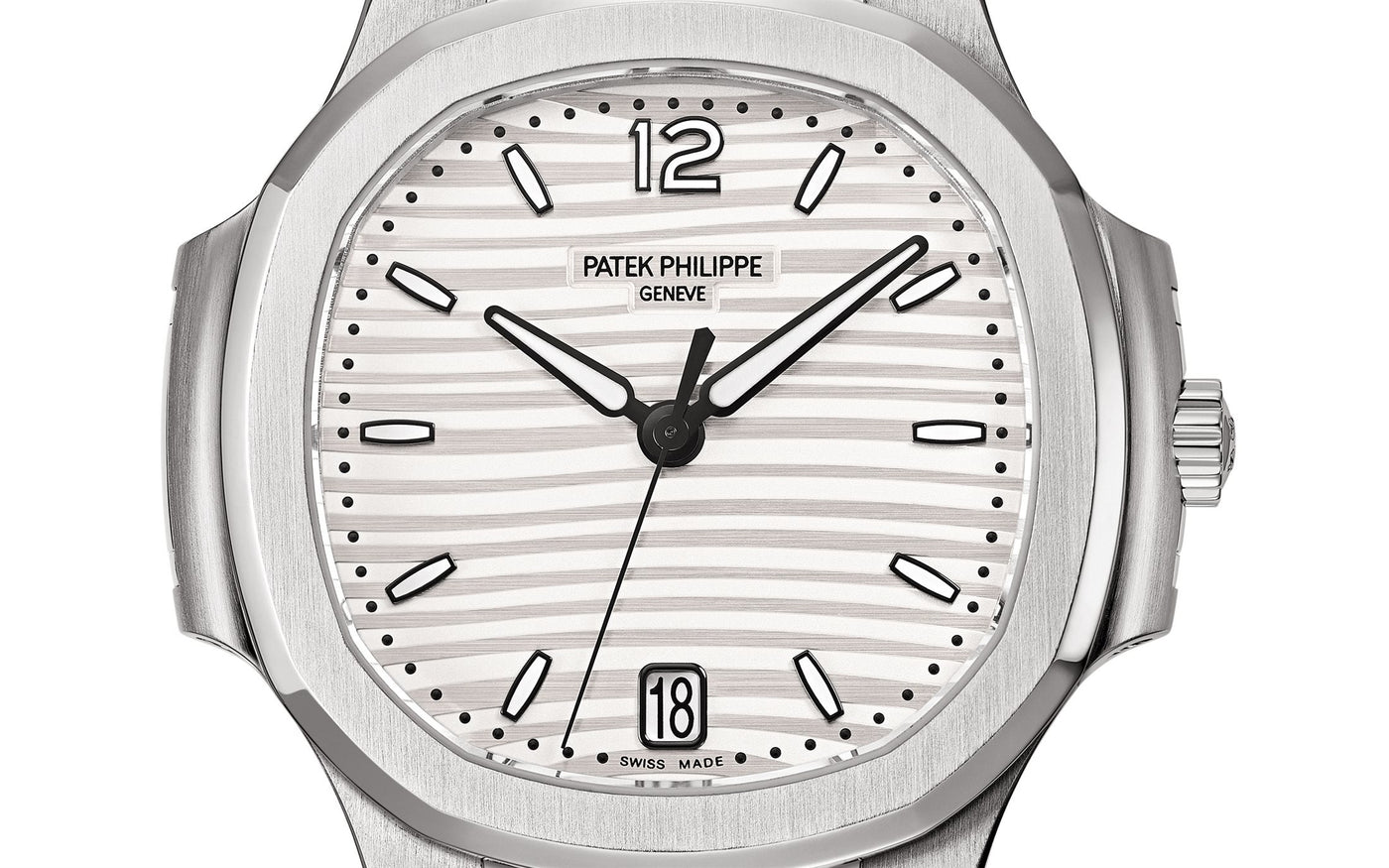 Patek Philippe Silver With White Dial
