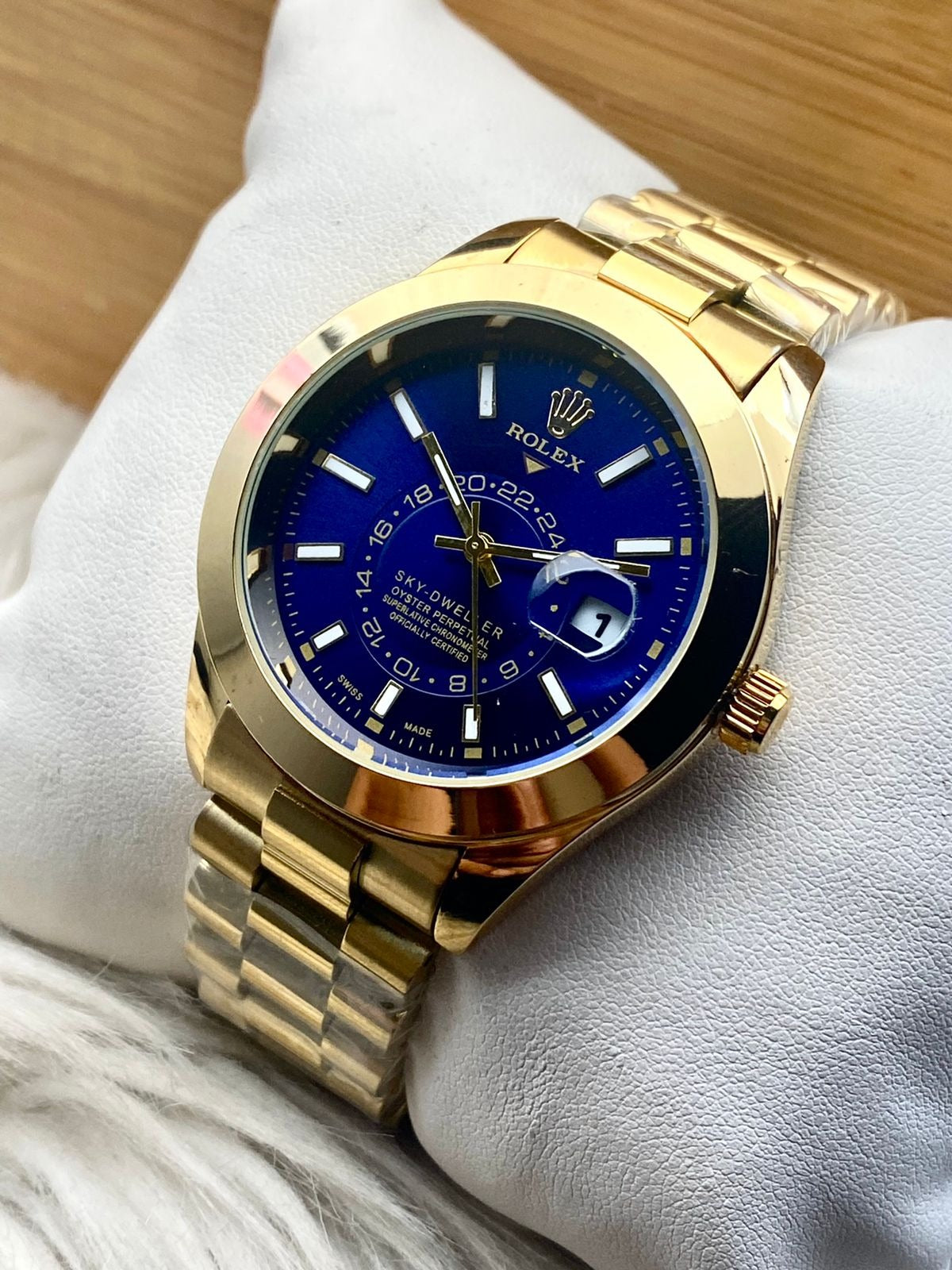 Rolex Sky Dweller Gold (Dark Blue Dial)