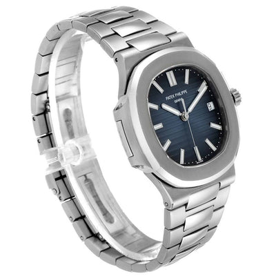 Patek Philippe Silver With Blue Dial