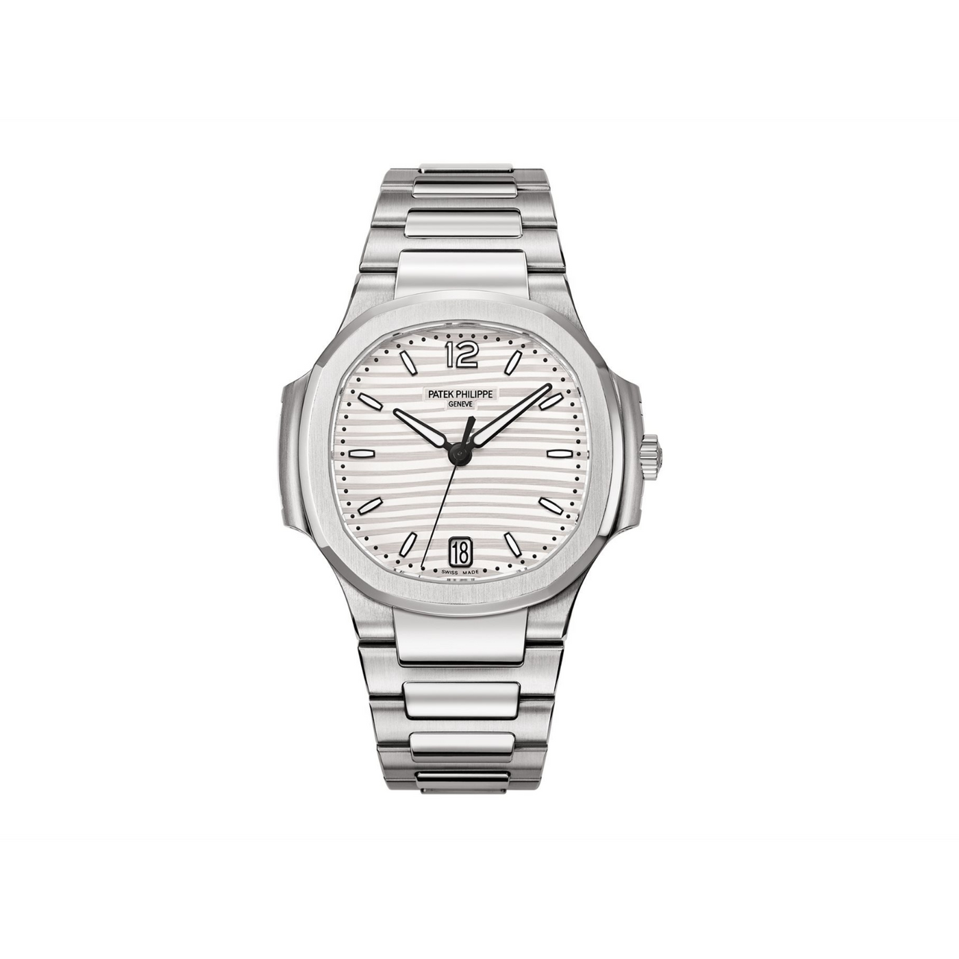 Patek Philippe Silver With White Dial